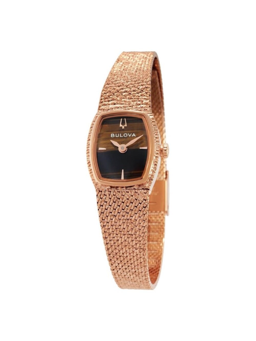 NWT Bulova Goddess of Time Quartz Brown Dial Ladies Watch